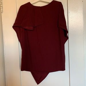 Antonio Berardi burgundy blouse size 42